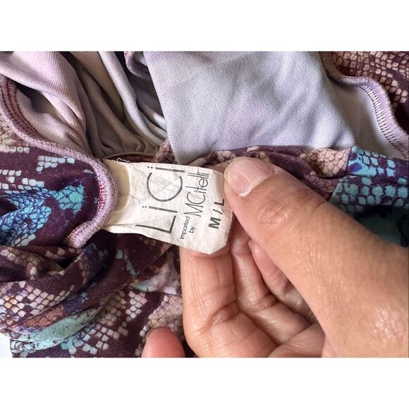 LiCiFit COBRA High Waist Scrunch Butt Biker Short Small Booty Contouring Sz M/L - Picture 3 of 4